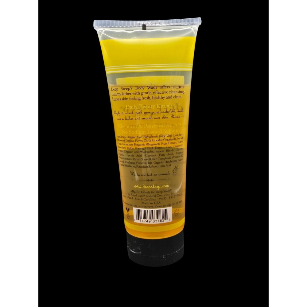 NEW Deep Steep Premium Beauty Grapefruit Bergamont Natural‎ Body Wash 8 oz USA - Picture 5 of 8